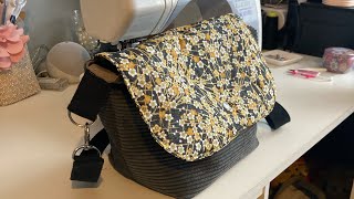 Tuto Sac à Bandoulière avec poche intérieureCouture Stefellya [upl. by Shaughn]