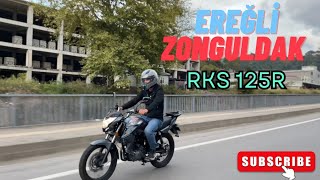 KDZEREĞLİDEN ZONGULDAKA DÖNÜŞ  RKS125R MOTOVLOG [upl. by Krever]