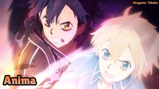 【Lyrics AMV】Sword Art Online Alicization War of Underworld Part 2 OP 2 〈 Anima  ReoNa 〉 [upl. by Dee Dee]