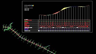 Covadis 17  conception rapide du tracé en plan et profil en long avec Autopiste [upl. by Ymorej]