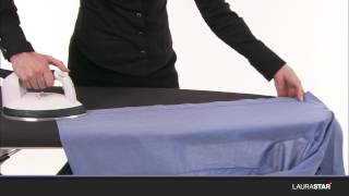 How to iron a shirt in 2 minutes  Laurastar [upl. by Greenberg]