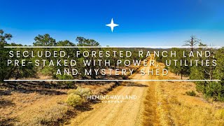 New Mexico Land For Sale 2038 Acre Forested Ranch Land w Power Utilities amp Mystery Shed 29000 [upl. by Salaidh]