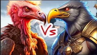 eagle vs vulture full deadly👹👹 fight 😱😱😠😠🤜🤛youtube [upl. by Akinorev384]