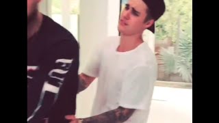 Justin Bieber  Funny moments 2015 [upl. by Rosdniw]