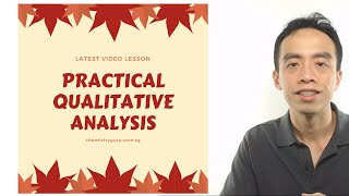 Practical Qualitative Analysis [upl. by Hairej]