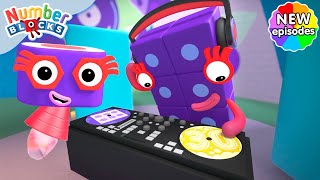 Remix the Sixes  S7 E6  Learn Times Tables  Numberblocks [upl. by Dorey]