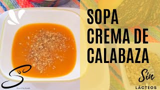 CREMA DE CALABAZA Fácil y Rápida😍  SOLO 5 INGREDIENTES [upl. by Larkins]