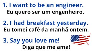 🤩Crie muitas frases em inglês com estes 25 verbos  Inglês para iniciantes [upl. by Amasa]