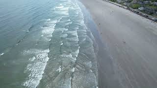 Kennebunkport Maine flight along the shore along the waves 6172024  DJI 0271 [upl. by Aianat]