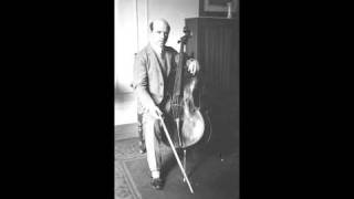 Pablo Casals  4 Sarabande from Cello Suite No2 in D minor BWV 1008 By JS Bach [upl. by Huntlee]