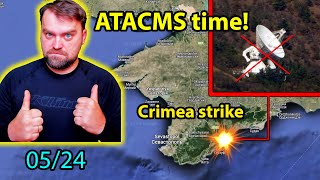 Update from Ukraine  ATACMS Time Important radar in Crimea and many S400s were Hit [upl. by Enialehs166]