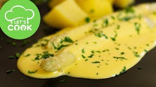 REZEPT Spargel mit Sauce Hollandaise  Schnell amp einfach 😉 [upl. by Annagroeg]