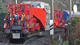 Durch Hamburg auf 32 Achsen Trafotransport über GuB [upl. by Hill901]