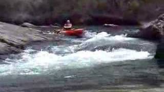 Mike at Three Rooster Tails Rapid  Chattooga River [upl. by Nilcaj]