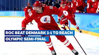 ROC 🆚 Denmark 🏒 Highlights  Mens Ice Hockey Beijing 2022 [upl. by Dnalyar]