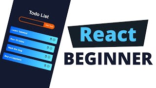 Todo App How To Create A Todo List In React Full Course for Beginners with Hooks [upl. by Korenblat741]