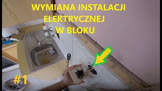 WYMIANA INSTALACJI ELEKTRYCZNEJ W MIESZKANIU 1  Wprowadzenieustalenia [upl. by Damal]