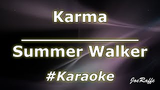 Summer Walker  Karma Karaoke [upl. by Eiramit]