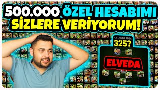 ELVEDA 500000 ÖZEL HESABIMI VERİYORUM😥 SON BİR KOLEKTİF GÜÇ REKORU eFootball Mobile 2025 [upl. by Geerts458]