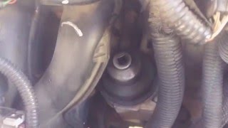 2009 Chevy HHR oil filter change [upl. by Darcie11]