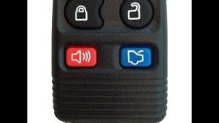 easy how to program keyless remote entry for 9498 Mustang key fob programming HD [upl. by Esilec]