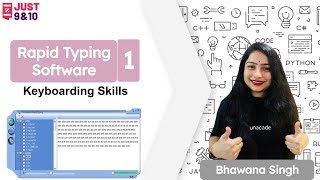 Rapid Typing Software  Keyboarding Skills  CBSE Class 9  Computer Science  Bhawana Singh [upl. by Aliber]