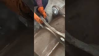 Use Liquid Nitrogen To Freeze Axle Sleeve 10Minutes For Contraction To Install Excavator Bucket [upl. by Ledairam]