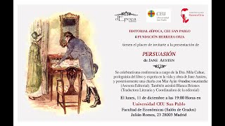 Jane Austen y quotPersuasiónquot con Editorial dÉpoca [upl. by Orman]