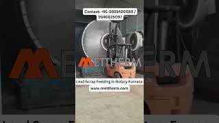 Lead Rotary Scrap Charging amp Tapping batteryrecycling recycling [upl. by Weixel]