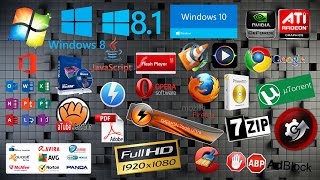 Descarga 17 Programas Básicos Para Tu PC Gratis Aqui 100 Full 2017 [upl. by Russia423]