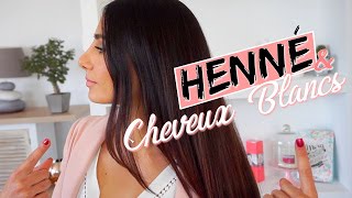 CHEVEUX BLANCS amp COLORATION Végétale Henné  Mes Astuces ✨🌿 [upl. by Yrome]