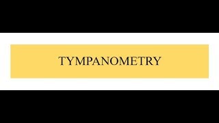 TYMPANOMETRY [upl. by Beora]