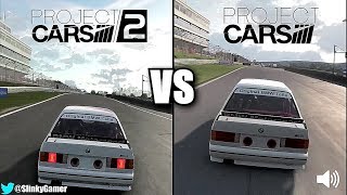 Project CARS 2 vs Project CARS  BMW M3 E30 DTM  Brands Hatch  Graphics and sound comparison [upl. by Dawaj]