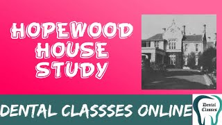 Hopewood House Study publichealth dentistry dental dentalclasses [upl. by Ignacio]