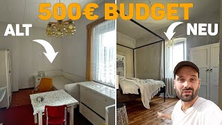 Wie wir mit 500€ Budget ein altes Haus renovieren  PERFEKTES Ergebnis [upl. by Ybot]