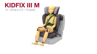 KIDFIX III M – Britax Römer – SICT [upl. by Lecirg881]