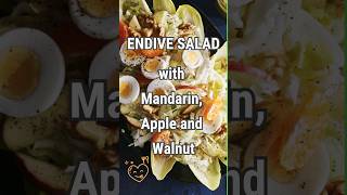 Healthy Endive Salad Recipe Shorts saladrecipe [upl. by Ttennaj]