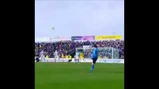 Amazing Freekick by Stephen Warnock Leeds United vs Yeovil [upl. by Avad391]