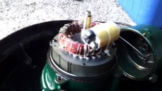 Zoeller BN152 BN152 Sewage Pump Failure with Blown Capacitor CBB20 [upl. by Allerbag]