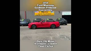 2018 Ford Mustang EcoBoost Premium Convertible mjsautoland [upl. by Tiphanie]