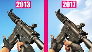 CounterStrike Global Offensive OLD vs NEW Weapons Comparison [upl. by Cornelius619]