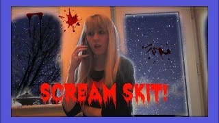 Scream Opening Skit  InitiallyCameraShy [upl. by Love]