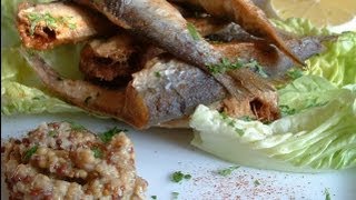 Cooking deepfried sprats [upl. by Lasonde]