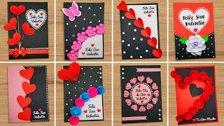 💖DIY 8 Hermosas tarjetas para San Valentín 😘Valentines Day card idea Friendship day card🥰🌷 [upl. by Evans35]