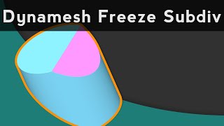 051 ZBrush Dynamesh Freeze Subdivision Level [upl. by Alisander]