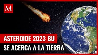 Telescopio capta al asteroide 2023 BU acercándose a la Tierra [upl. by Aihn]