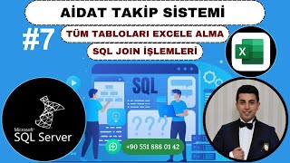 MSSQL S7 ADODB İLE TÜM TABLOLARI EXCELE AKTARMA ve JOIN İŞLEMLERİ sql mssql excel [upl. by Daphna522]