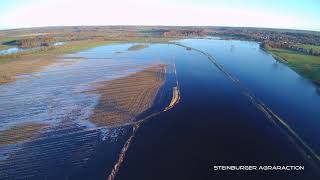 Hochwasser Kellinghusen Januar 2018 Wittenbergen Kellinghusen Rosdorf TYPHOON H [upl. by Yelroc]