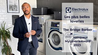 Laverie The Bridge Barber  Vainqueur MyLaverieAward 2023  Electrolux Professional [upl. by Azeel218]