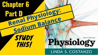 Costanzo Physiology Chapter 6D Renal Physiology Sodium Balance  Study This [upl. by Ymar]